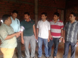 khila with chitwan journalist